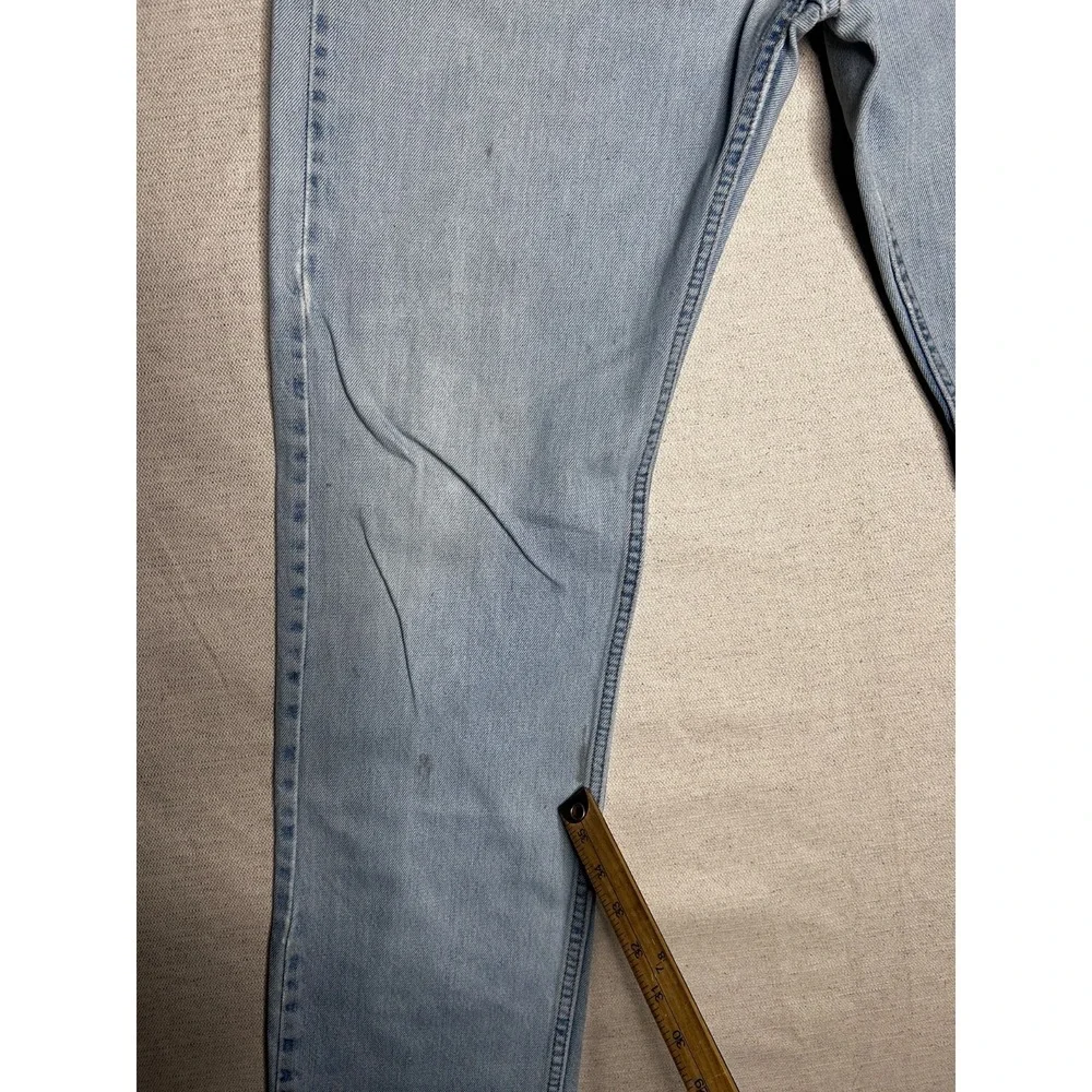 Vintage Levi's 505 Regular Fit Jeans Men's 36x34 USA  Light Wash Straight Leg